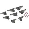 Traxxas 5358 - Set di bilanciere, distanziali Progressive-2 (90-T) (alluminio rosso)(8)