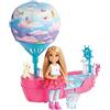 Barbie - Magica Chelsea con la Barca, Le Rotelle Nascoste e Le Ali Si Muovono, DWP59