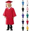 Generico Toga Laurea Bambini Set con Toga Accademica Cappello Tocco e Nappa, Costume Uniforme per Cerimonia Diploma Asilo Scuola Materna e Primaria Diplomino Foto Ricordo Outfit Palcoscenico