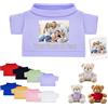 FAHOXUMR Vestiti Personalizzati per Oorsacchiotti con Nome del Foto, Abbigliamento Personalizzato Animali Peluche Adatto a Orsi di Peluche di 20-40 cm, Abbigliamento Personalizzato per Bambole