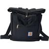 Carhartt Convertible, Durable Tote Bag with Adjustable Backpack Straps And Laptop Sleeve, Zaino Donna, Nero, Einheitsgröße