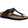 Dr. Scholl's Scholl, Infradito da donna con plantare in sughero, Nero, 37 EU