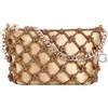 GUESS Zalina Top Zip Shoulder Bag Gold