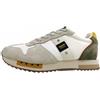 Blauer Queens S6QUEENS01/NUB - Sneakers da uomo, bianco, bianco, beige, 43 EU