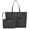 GUESS Power Play II Large Tech Tote Coal Logo