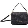 ALV by Alviero Martini - Borsa a mano in poliuretanica, nero (43 X 33 X 17 cm)