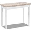 ASTIMESA Tavolo da Cucina a Libro Senza cassetto e Piano in Legno Laminato, Amundsen, 80 x 40 cm a 80 x 80 cm