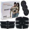 BEAUTY BODY MOBILE GYM Smart Fitness EMS, Elettrostimolatore Mobile-Gym per Muscoli Addominali e Muscoli di Gambe e Braccia 6 modalità di funzione 10 Gradi d'intensità Senza Fili