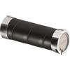 Brooks England Brooks Slender Leather Grips (100+100mm) -Black-New22 - Guidoline unisex per adulti, nero, standard