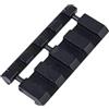 Gexgune Adattatore da coda di rondine a guida P.icatinny da 11-20 mm (slot 1/4/9), convertitore di montaggio in lega di alluminio ultrasottile (4Slot)