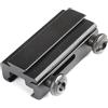 Gexgune Adattatore per guida P.icatinny a coda di rondine da 20 mm a 11 mm, estensione della base di montaggio dell'ambito, lega di alluminio, lunghezza 58 mm