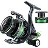 Seaknight WR Seires - Mulinello da pesca per pesca alla carpa, 5.2:1, 9+1BB, per pesca alla carpa, 2000, 2500, 3000, 4000, 5000, in fibra di carbonio, resistenza massima 11 kg