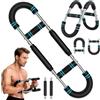 Zyluniy Twister Arm Trainer Espansore Toracico Regolabile 30-50kg | Attrezzo per Allenare Petto, Braccia, Spalle e Avambracci | 3 Livelli di Resistenza con Maniglie Antiscivolo| Attrezzatura Fitness Portatile