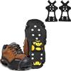WLHFDC Ramponi Scarponi per scarpe,Ramponi da Ghiaccio Antiscivolo 10 Borchie,Ramponcini da Neve,Ice Grips Ramponi Antiscivolo Ice Tacchetti Trazione Ramponi da Ghiaccio Slip-on per Sport Invernali