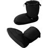 Etoile Scaldapiede Stivaletto IM009KB Unisex per Bloch Bambini Bambine Sport Danza Classica Saggio Relax Piede Piedi Fitness Allenamento Ballo Balletto Esibizione Prove (Nero, 35-36)