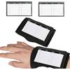 CJMUQHEHH Wrist Coach Playbook per Football americano con 2 carte da gioco, Wrist Coach American Football, Football Wristband con Finestra Trasparente, Tactical Wristcoach per vari sport
