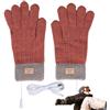 Generic Guanti scaldamani - Guanti caldi ricaricabili tramite USB, Guanti touch screen | Scaldamani in lana lavorata a maglia per guida, ciclismo, corsa, sci, snowboard