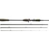 Savage Gear SG4 Canna da viaggio Gioco veloce Baitcast - Canna da lancio a 4 pezzi ad alte prestazioni per la pesca ai predatori, per lucci e spigole in acqua dolce e salata 2.21M 30-80G