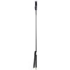 Sympuk Frusta a cavallo da equitazione, 51/65 cm, in pelle, frustine da equitazione equestre per appassionati di equitazione ragionevole