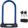 Master Lock 8195EURDPROCOLB Catena Bici U, Chiave, Supporto per il Trasporto, Certificato Antifurto, Ottimo per Bicicletta Elettrica, da corsa
