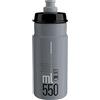 ELITE Borraccia Jet 750ml Grande Borraccia Ciclismo Sportiva Senza BPA Bottiglia Bici Squeeze per Ciclismo Strada Triathlon (Nero/Logo Grigio, 750ml)