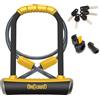 OnGuard Arco Pitbull 115x230mm, Acro Lucchetto Unisex Adulto, Nero, 115 x 230 14 mm 120 cm 10