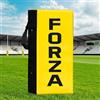 FORZA Borsa Da Allenamento Da Rugby Imbottita In Schiuma Per Principianti E Recupero Post-Infortunio - Borsa A Contatto E Push Per Scuole E Club Junior - Senior (81 Cm X 43 Cm X 15 Cm) - Giallo/Nero