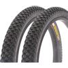 KHEbikes Kenda K-Rad BMX - Set di pneumatici da 20 x 2,35 pollici - circa 650 g - Copertoni in filo - profilo ampio - Park & Street - nero - 1 paio