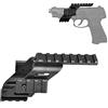 FIRECLUB - Supporto universale per pistola tattica con supporto laser per quadruplo 7/8 Weaver & Picatinny Rail for g17 5.56