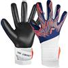 Reusch Pure Contact Silver - Guanti da portiere per adulti, con costruzione negativa e presa definitiva, 9,5