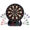 meteor Bersaglio Elettronico per le Freccette 42 cm con 4 schermi led - Set 12 freccette - Perfetto per Bambini e Adulti - Giocare con Intere Famiglia e Amici (Elettronico)