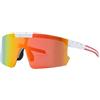 Generico Occhiali da Ciclismo Sportivi Flip-up, Protezione UV400, Ultraleggeri 30g, Montatura PC, Antivento, 3 colori (C1)