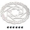 Yhenlovtt Road Mountain per ciclismo e bici, 140 mm, 160 mm, 180 mm, per installazione a disco del freno, sistema frenante in acciaio, facile da indossare (140 mm)