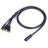 mumisuto Cavo Bici elettrica 1T4, Nylon Impermeabile 1T4 Cablaggio Bici elettrica Cavo prolunga sensore Cambio 8 Pin Maschio per BAFANG BBS01/BBS02 M