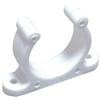 BSSTORE Supporti per Remi e Pagaie, Clips in Plastica Bianca Ø 35 mm 2 Pz, per Barca, Gommone