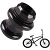 Vasiumic Cuffie senza filettatura da 2,5 cm per mountain road per bici, cuscinetto esterno in lega compatibile con forcelle da 25,4 mm, opzioni da 25 mm e 24 mm (nero)