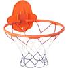 Generico Basketball Hoop - 32cm Dribbling Silent Basketball Training Hoop - Wall-Mounted Outdoor Toys with Sticky Backing for Adults, Kids