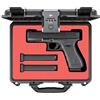 Kinghardcase Custodia Rigida Impermeabile e Antiurto per Pistola, TSA Combinazione Bloccabile, Guscio Duro, 10.6 x 8.8 x 4 pollici, Pistola Lock Box per Viaggi, 9 Millimetri