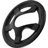 KOMBIUDA Protezione per Guarnitura Catena Bici Nero in Plastico 5 Fori 36 Denti per Bici Fixed Gear e Mountain Bike Antidanni e Facile da Installare