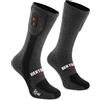 BERTSCHAT Calze riscaldate sottili Hiking Edition Elite - USB ricaricabili, 3 livelli di riscaldamento, telecomando, durata di riscaldamento fino a 10 ore, per escursioni, ciclismo, Raynaud, unisex