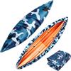 equlup Copertura per kayak, copertura per kayak impermeabile resistente da 4,5 m Protezione solare UV Copertura antipolvere per canoa per barca da kayak da 3,6-4 m