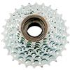 SunRace Cassetta pignoni 7 V, Bici a filetto, Rapporto 13-28, CROMATA