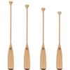 John Paddle let's rOAR www.johnpaddle.co John Paddle Canoe Paddle/Canoa Paddle Tipo: Coda di Castoro/Beavertail Paddle in Legno di Pino e Iron Wood 100% Ecologico, Fatto a Mano in UE (130 cm)