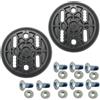 YUANYAO Diametro 94,5 mm Piastra di Montaggio for attacchi da Snowboard Disco a 4 Fori Modello 4 X 4 Pezzi di Ricambio Strap-in Technine con Set di Fissaggio a Vite