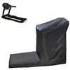 UCARE Copertura protettiva per tapis roulant running machine con cerniera per esterni o interni UCARE impermeabile casa palestra tapis roulant copertura nera (L 205,7 x 94 x 169,9 cm)