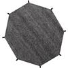 Generisch Trampolino Parasole Copertura Ø 183 244 305 366 427 cm Trampolino Rete Parasole Resistente ai raggi UV Accessori 8/6 Barre Multifunzionale Trampolino Strumento di Protezione