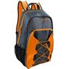 GIO'STYLE Zaino termico River | Arancione/Nero | Taglia L | Spallacci imbottiti | Due tasche in rete portaoggetti