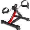 BOUDECH Pedaliera per riabilitazione con display LCD, mini cyclette per braccia e gambe, resistenza regolabile