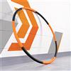 METIS Hula Hoop Ponderato - Hoola Hoop Fitness Da 1kg | Accessorio Per Palestra Eì Casa | Hula Hoop Con | Perfetta Per Adulti | Ad 8 Sezioni Con Design Smontabile