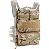 ACEXIER Tattico Pannello con Cerniera Zipper-on Pouch Borsa da Caccia Airsoft Molle Plate Carrier per AVS JPC 2.0 CPC Vest (CP)